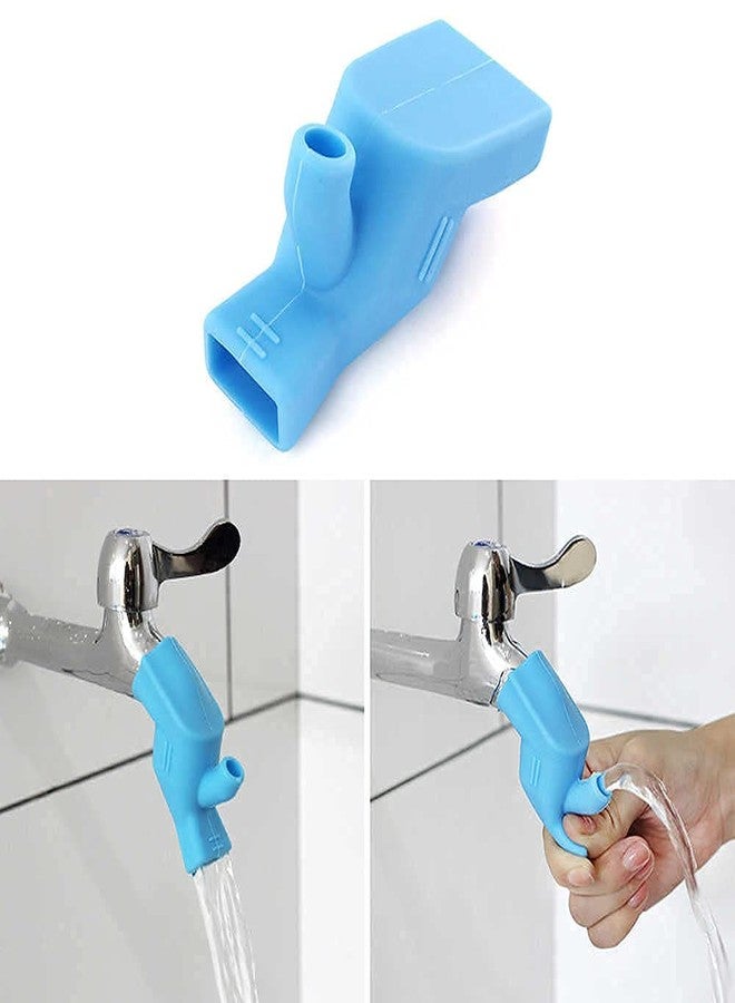 D.V COLLECTION Silicone Extension Tap/Faucet Extender Accessories (Multicolour) - Set of 2 - Image 3